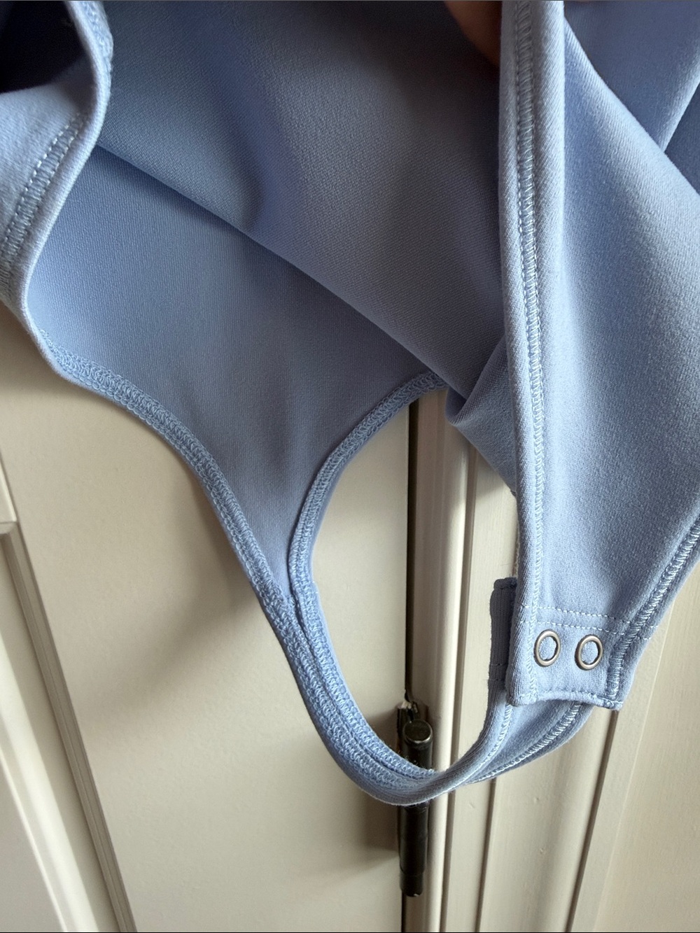 Light Blue Abercrombie & Fitch Scoop Neck Bodysuit NWT - Picture 8 of 8